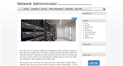 Desktop Screenshot of network-administrator.co.uk